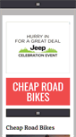 Mobile Screenshot of cheaproadbikes.com